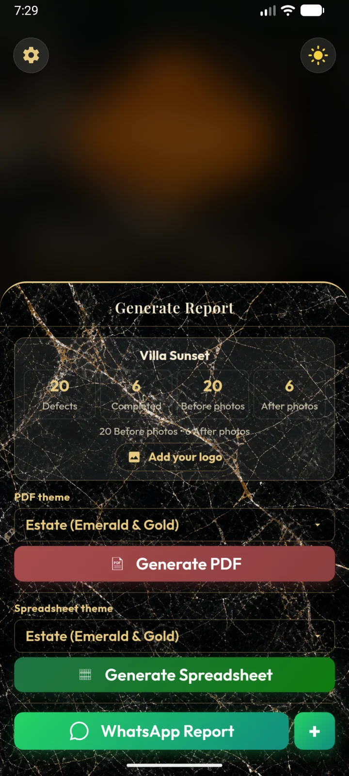 Generating defect reports in the Android release